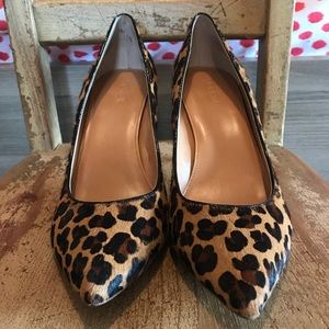 J. Crew Leopard Heels